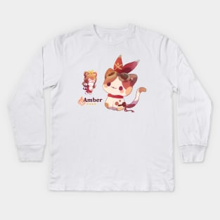 Amber Kids Long Sleeve T-Shirt